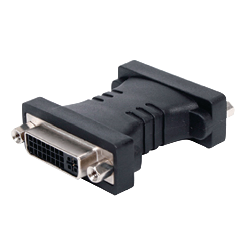 DVI DVI-I 24 + 5-Pin Femmina - DVI-I 24 + 5-Pin Femmina Nero