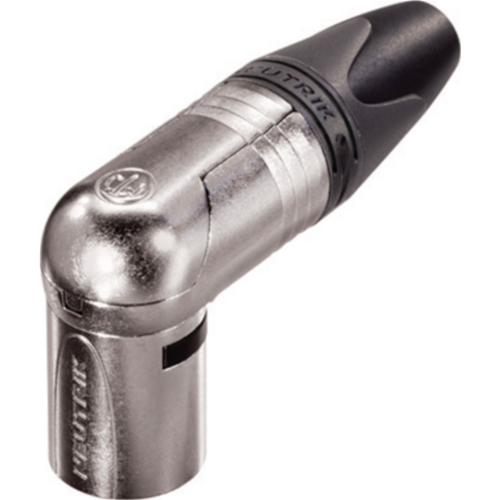 XLR connector male silver metal