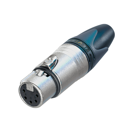XLR presa volante 5 N/A XX Terminali a saldare nichelato