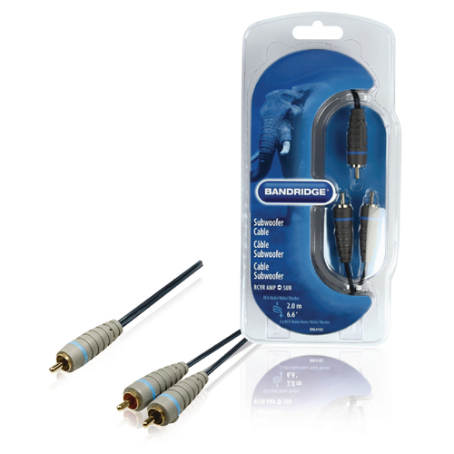 Audio audio masculin audio Cavo - 2x mâle 2,00 m bleu