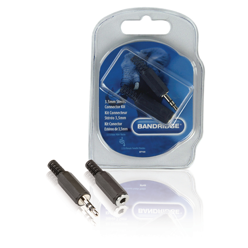 Kit Connettore Audio 3.5 mm Nero