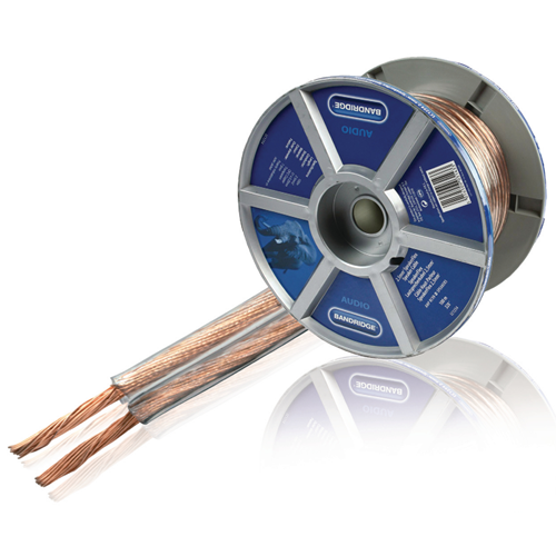 Cavo Speaker su Reel 2x 2.50 mm² 100 m Trasparente