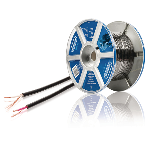 2x 0.14 mm² Altavoz de interruptor negro 100 m