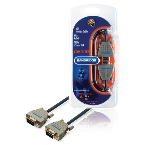 Cavo VGA VGA Maschio - VGA Maschio 5.00 m Blu