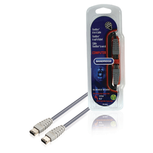Firewire 400 Firewire cable 6 pin male - 6 -pin Firewire male 2.00 m blue