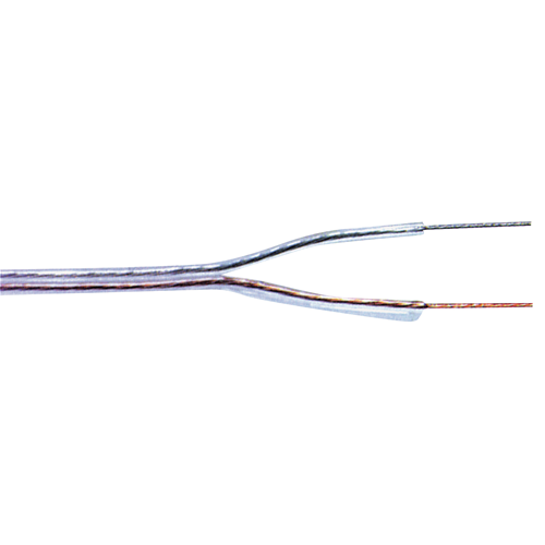 Câble de haut-parleur sur bobine 2x 0,22 mm² 100 m transparent