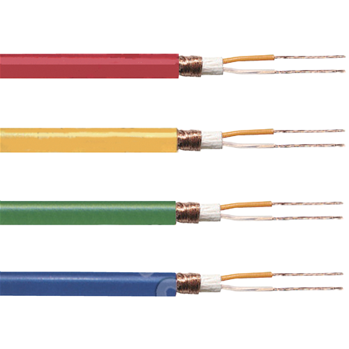 Microphone cable on reel 2x 0.25 mm² 100 m blue