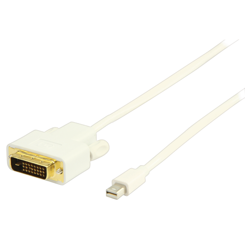 Mini Mini DisplayPort Men's Men's Cable-DVI-D 24 + 1-PIN male 2.00 m White
