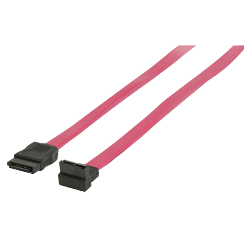 Câble Sata 3 Go / s interne Sata 7 broches Femme-Sata 7 broches Femelle 1,00 m rouge