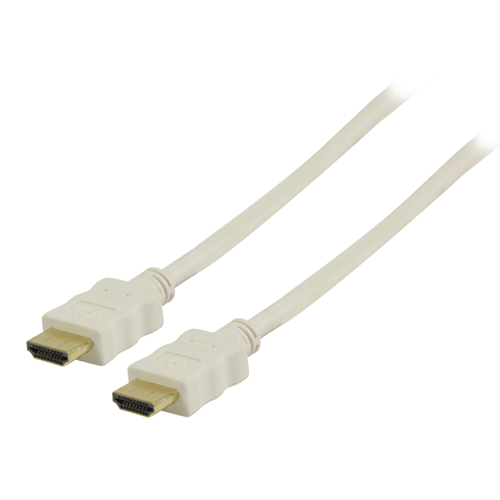 Hymn HDMI CABLE WITH Ethernet HDMI connector - HDMI connector 0.50 m white