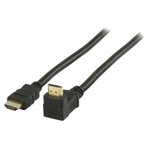 Cable Hymn HDMI con conector Ethernet HDMI - Conector HDMI a 270 ° 2.00 m Negro
