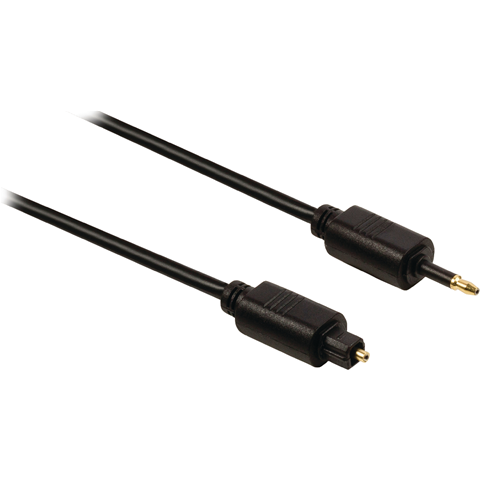 Cavo Audio Digitale Toslink Maschio - Cavo a Fibre Ottiche da 3,5 mm maschio 3.00 m Nero