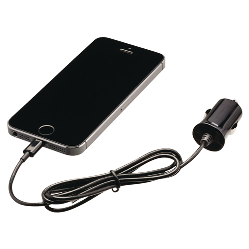 Caricabatteria per Auto 2.1 A Apple Lightning Nero