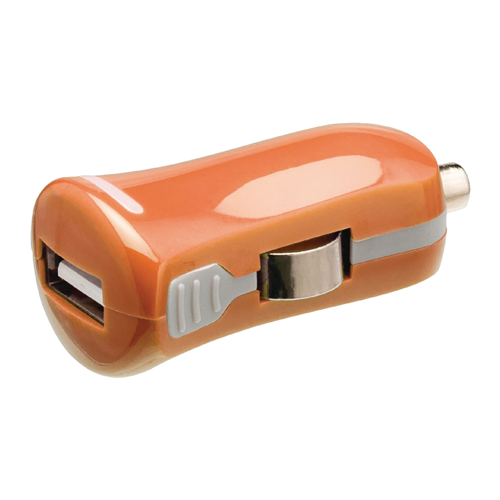 1-sortie 2,1 Charger de voiture à USB Orange