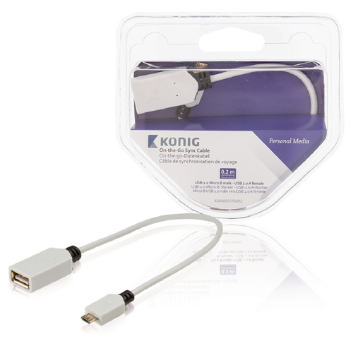 USB 2.0 MALA MALA - USB A USB Une femelle 0,20 m blanche