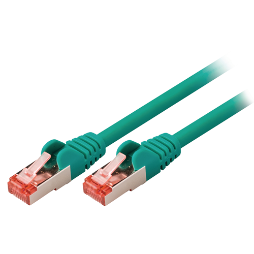 Cavo CAT6 S / FTP Rete RJ45 (8P8C) Maschio - RJ45 (8P8C) Maschio 15.0 m Verde