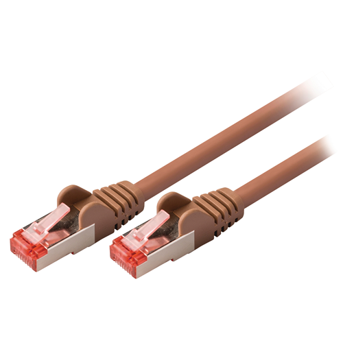 CABLE CABLE S / FTP Network RJ45 (8p8c) Mâle - RJ45 (8p8c) Mâle de 10,0 m brun