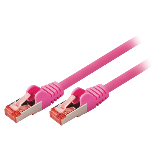 CABLE CABLE S / FTP Network RJ45 (8p8c) Mâle - RJ45 (8p8c) Mâle 7,50 M Rosa