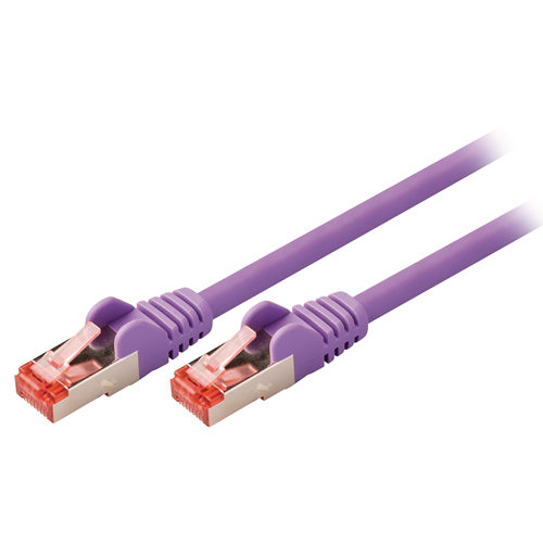 Cavo CAT6 S / FTP Rete RJ45 (8P8C) Maschio - RJ45 (8P8C) Maschio 20.0 m Viola
