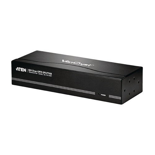 Splitter Cat5 à 8 ports VGA Black
