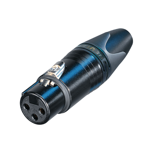 XLR Flying Socket 3 N/A XX terminales con soldadura negra