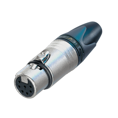 XLR Flying Socket 7 N / A XX Terminaux pour souder le nickel