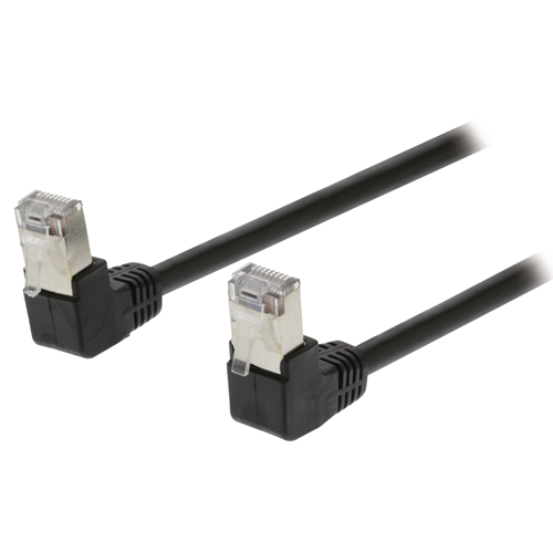 CAT5E SF / UTP cable RJ45 Network (8p8c) male - rj45 (8p8c) male 2.00 m black