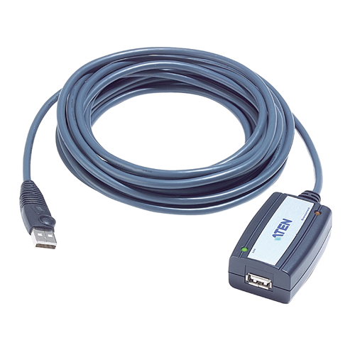 ACTIVE USB 2.0 EXTENSION USB MALE - USB Female 5 m Gray cable