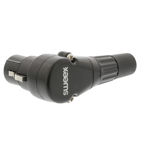 Connecteur féminin noir XLR à 3 broches