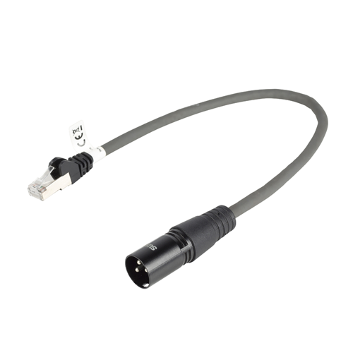 Cable digital Cable XLR XLR 3P (M) - RJ45 Plug/E 0.30 M Dark Grey