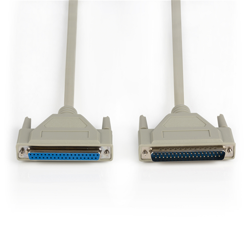Serienkabel D-Sub 37-Pin-Männchen-D-Sub 37-polige weibliche 1,00 m Elfenbein