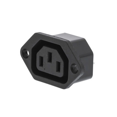 Schwarzer weiblicher Fütterungsstecker