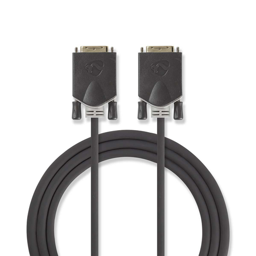 DVI -Kabel | DVI-D 24+1 Pin Männlich-DVI-D 24+1 Pin Männlich 2,0 m | Anthrazit