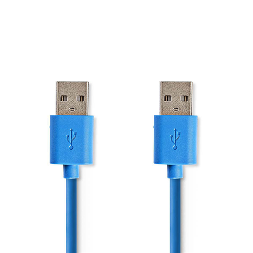 Cable USB 3.0 | Hombre - Hombre | 2.0 m | Azul