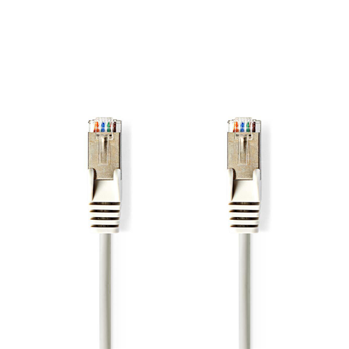 Câble réseau Cat 5E SF / UTP | Mâle RJ45 - mâle RJ45 | 3,0 m | Gris