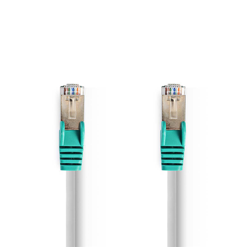 Cracted network cable cat 5e SF/UTP | Male RJ45 - Male RJ45 | 3.0 m | Grey