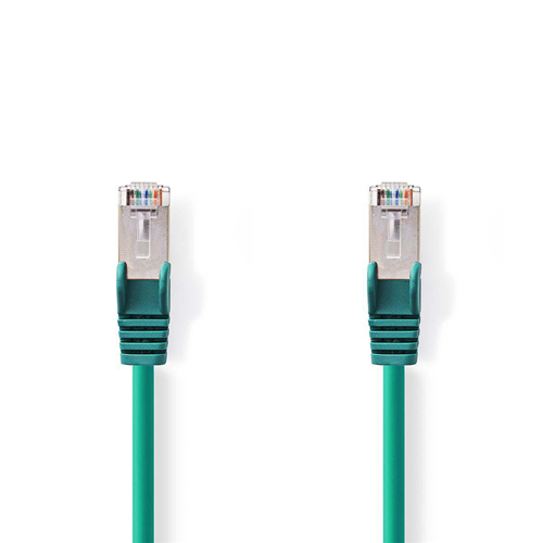 Cable de red Cat 6 S/FTP | Macho rj45 - macho rj45 | 0.5 m | Verde
