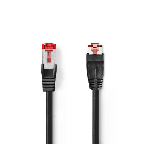 Cable de red CAT 6 SF/UTP | Macho rj45 - macho rj45 | 2.0 m | Negro