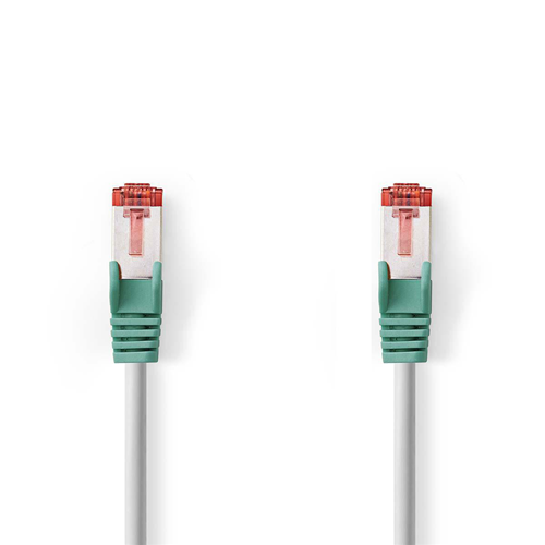 Cavo di rete incrociato Cat 6 SF/UTP | RJ45 maschio - RJ45 maschio | 5,0 m | Grigio