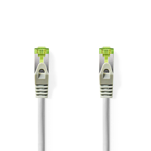 Netzwerkkabelkatze 7 PIMF | Männlicher RJ45 - männlicher RJ45 | 2,0 m | Grau