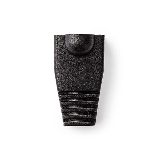 Protección de Serracavo | Para conectores de red RJ45 - 10 piezas | Negro
