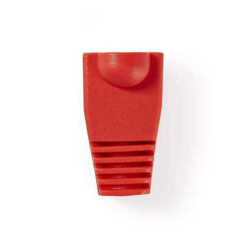 Protection serracavo | Pour les connecteurs réseau RJ45 - 10 pièces | Rouge