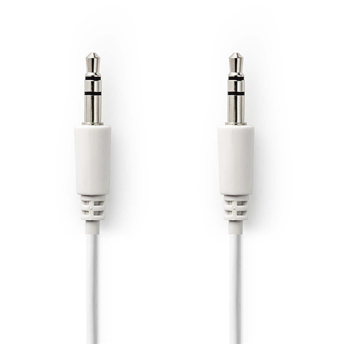 Stereo -Audiokabel | 3,5 mm männlich - 3,5 mm männlich | 3,0 m | Weiß
