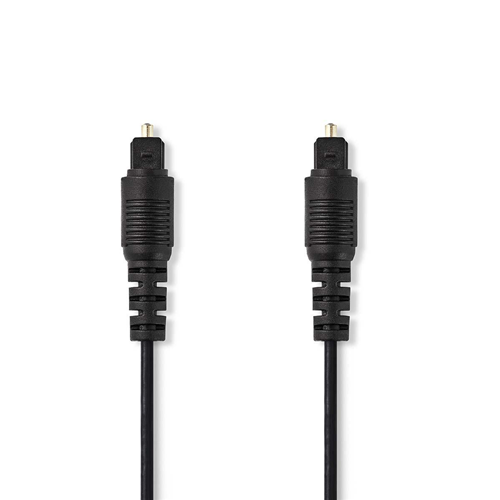 Cavo Audio Ottico | TosLink maschio - TosLink maschio | 5,0 m | Nero