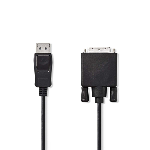 Cavo DisplayPort - DVI | DisplayPort maschio - DVI-D 24+1 pin maschio | 2.0 m | Nero
