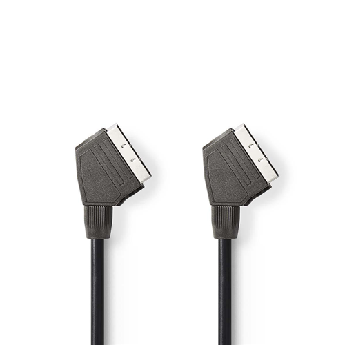Scart -Kabel | Männlicher Scart - männlicher Scart | 2,0 m | Schwarz