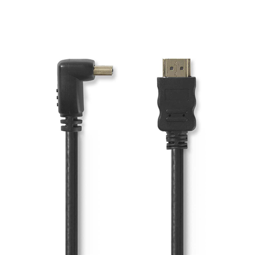 Câble HDMI ™ à vitesse haute avec Ethernet | Connecteur HDMI - Connecteur HDMI à 270 ° | 1,5 m | Noir