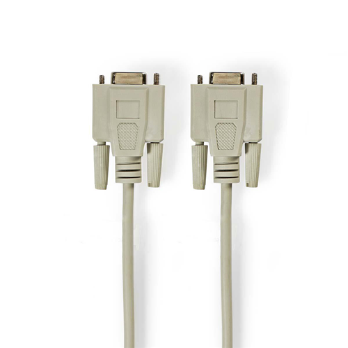 NULL -Modemkabel | 9 Pin Frauen D-Sub-9 Pin Frau D-Sub | 3,0 m | Elfenbein