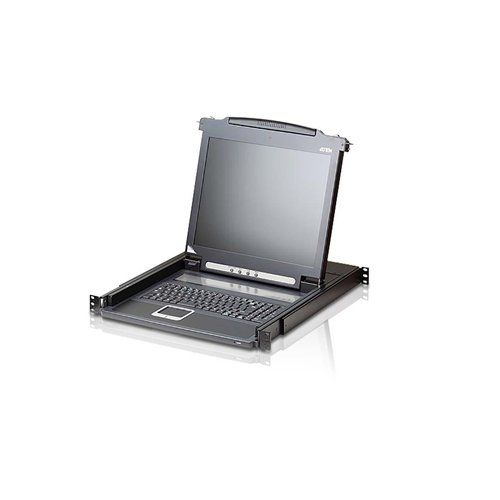 1-Port KVM Switch Console LCD 17 "Schwarz