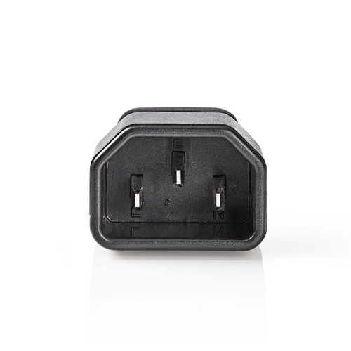 VDE Flying Power Power plug | IEC 320-C14 male | Black